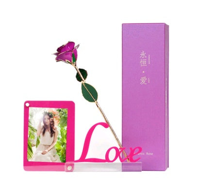 Gold Dipped Forever Rose | Romantic Eternal Rose Gift