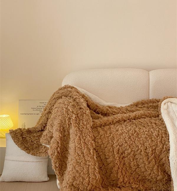Reversible Sherpa Blanket | Soft Cozy Throw Blanket