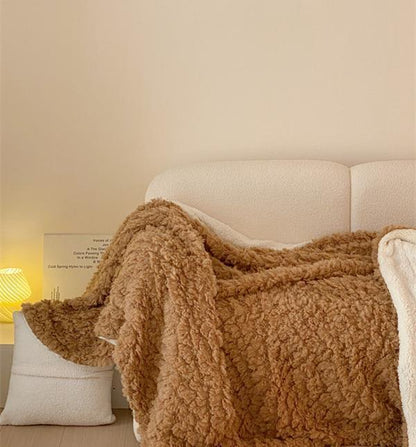 Reversible Sherpa Blanket | Soft Cozy Throw Blanket