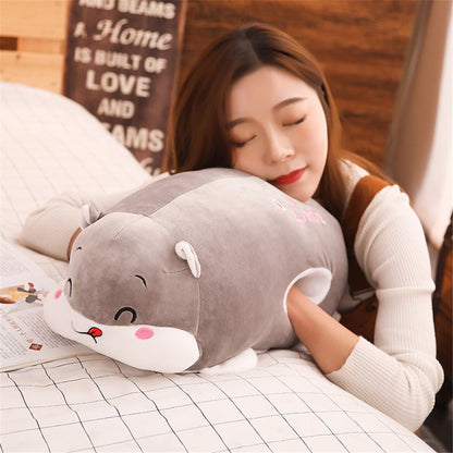 Cute Hamster Plush Pillow | Soft Stuffed Animal