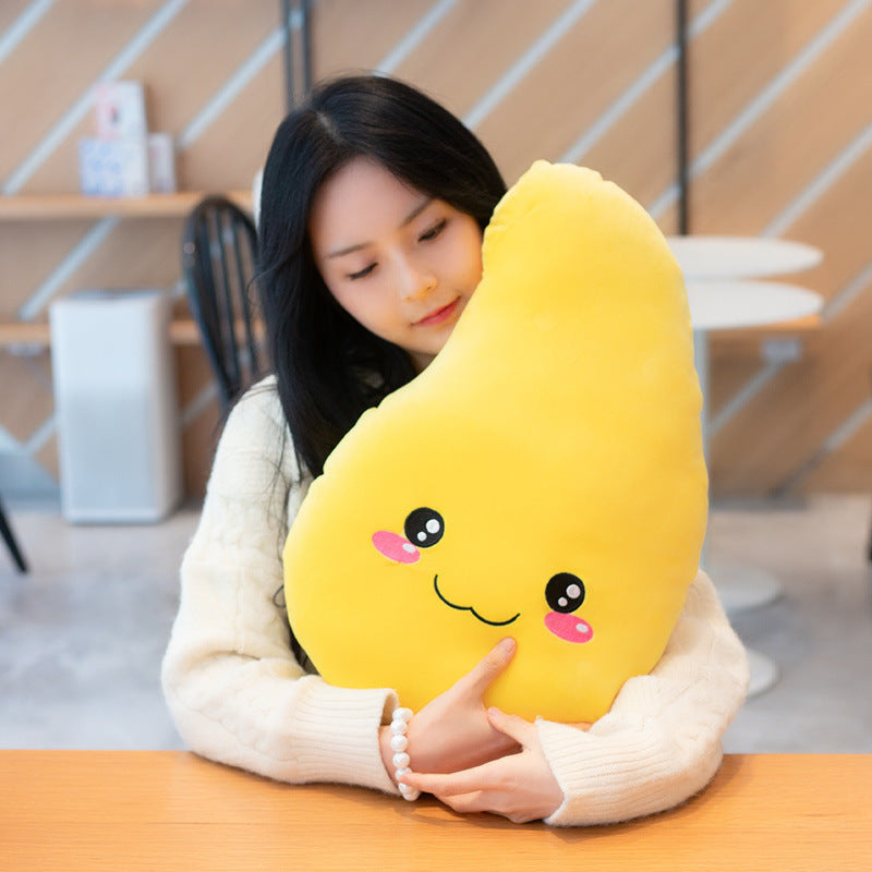 Cute Mango Plush | Soft Stuffed Fruit Pillow