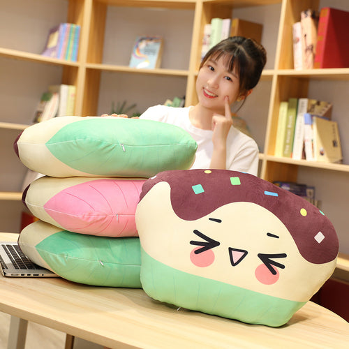 Cute Plush Hand Warmer Pillow | Soft Food Pillow