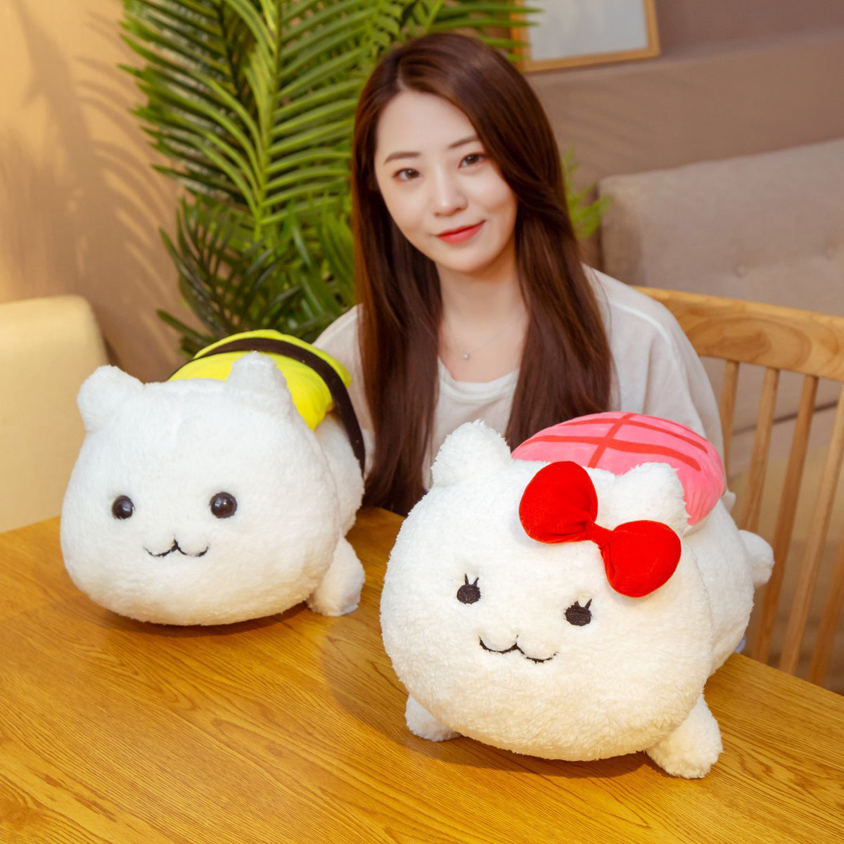 Cute Sushi Plush | Kawaii Animal Food Pillow