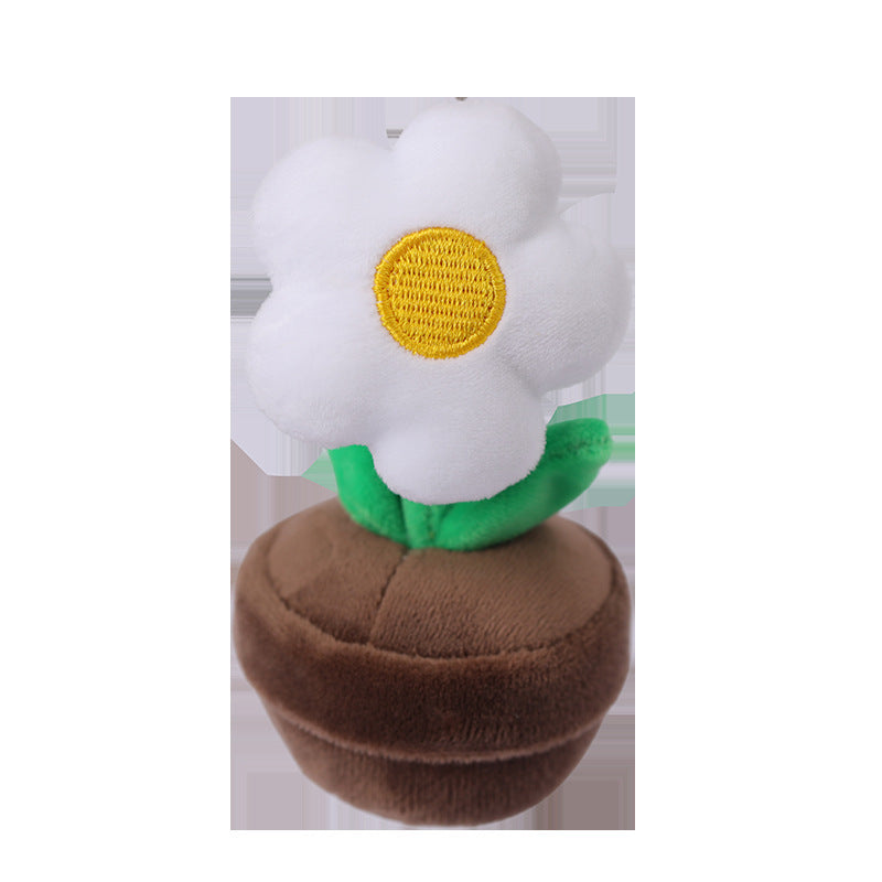 Potted Flower Plush Keychain | Cute Bag Charm