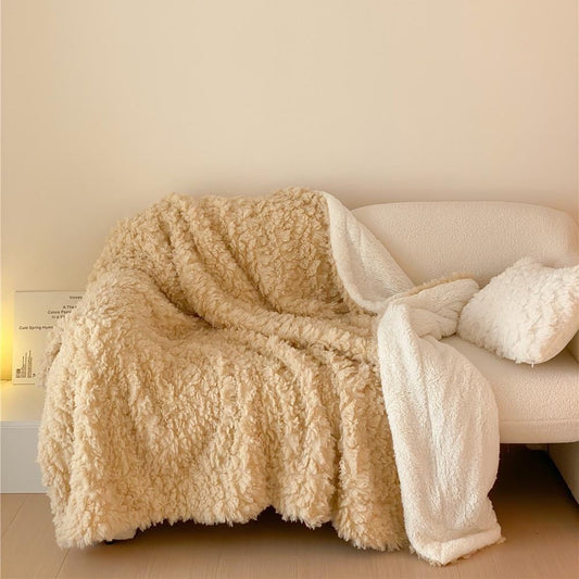 Reversible Sherpa Blanket | Soft Cozy Throw Blanket