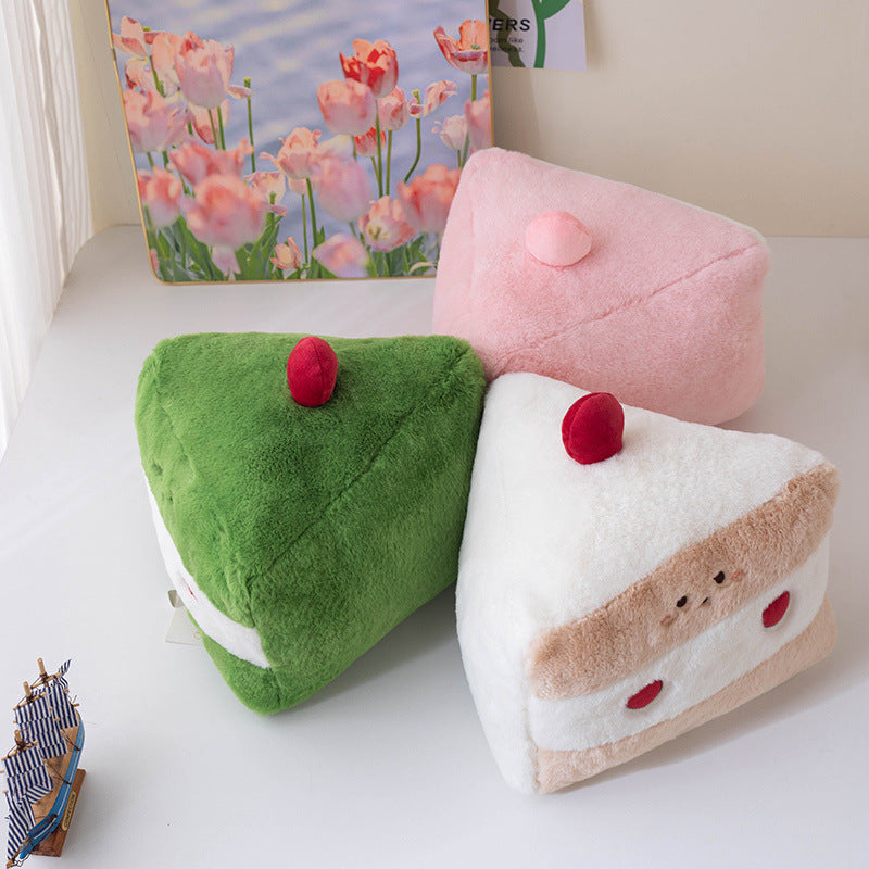 Cute Cake Plush | Soft Stuffed Food Pillow
