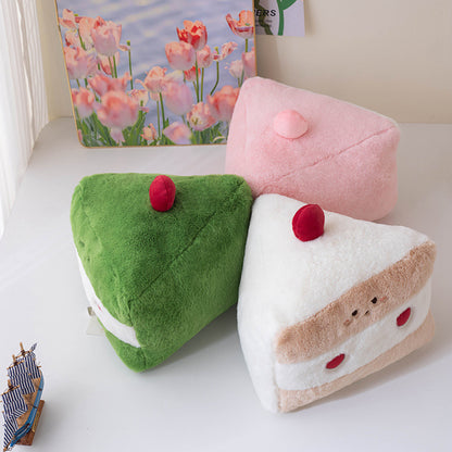 Cute Cake Plush | Soft Stuffed Food Pillow
