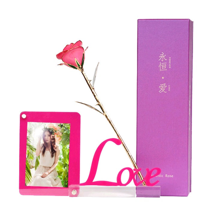 Gold Dipped Forever Rose | Romantic Eternal Rose Gift