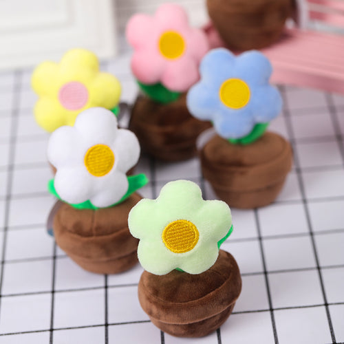 Potted Flower Plush Keychain | Cute Bag Charm