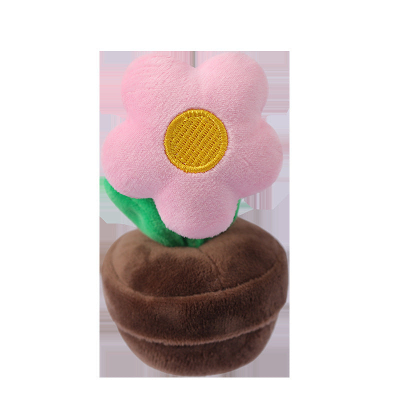 Potted Flower Plush Keychain | Cute Bag Charm
