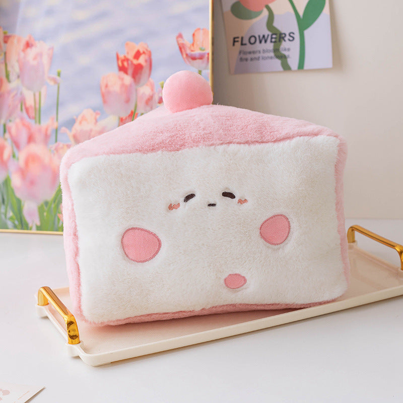 Cute Cake Plush | Soft Stuffed Food Pillow