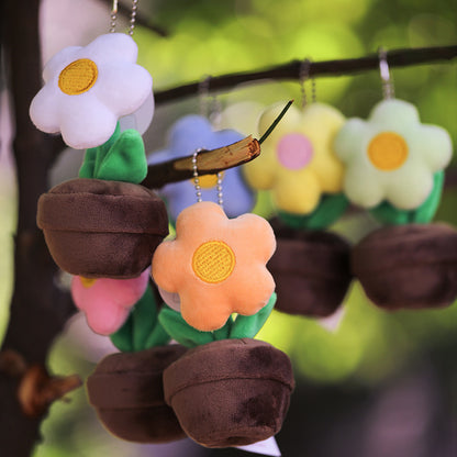 Potted Flower Plush Keychain | Cute Bag Charm