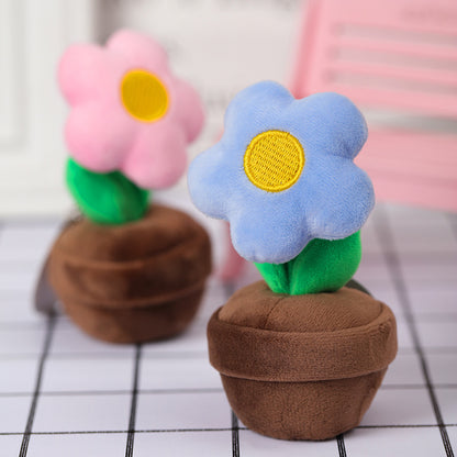 Potted Flower Plush Keychain | Cute Bag Charm
