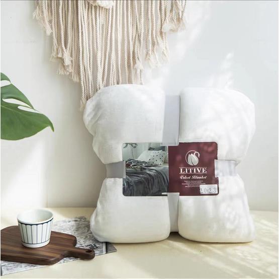 Warm Bed Blanket | Super Soft Coral Fleece