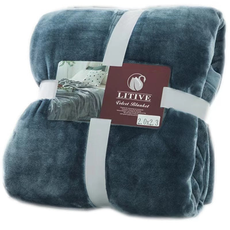 Warm Bed Blanket | Super Soft Coral Fleece