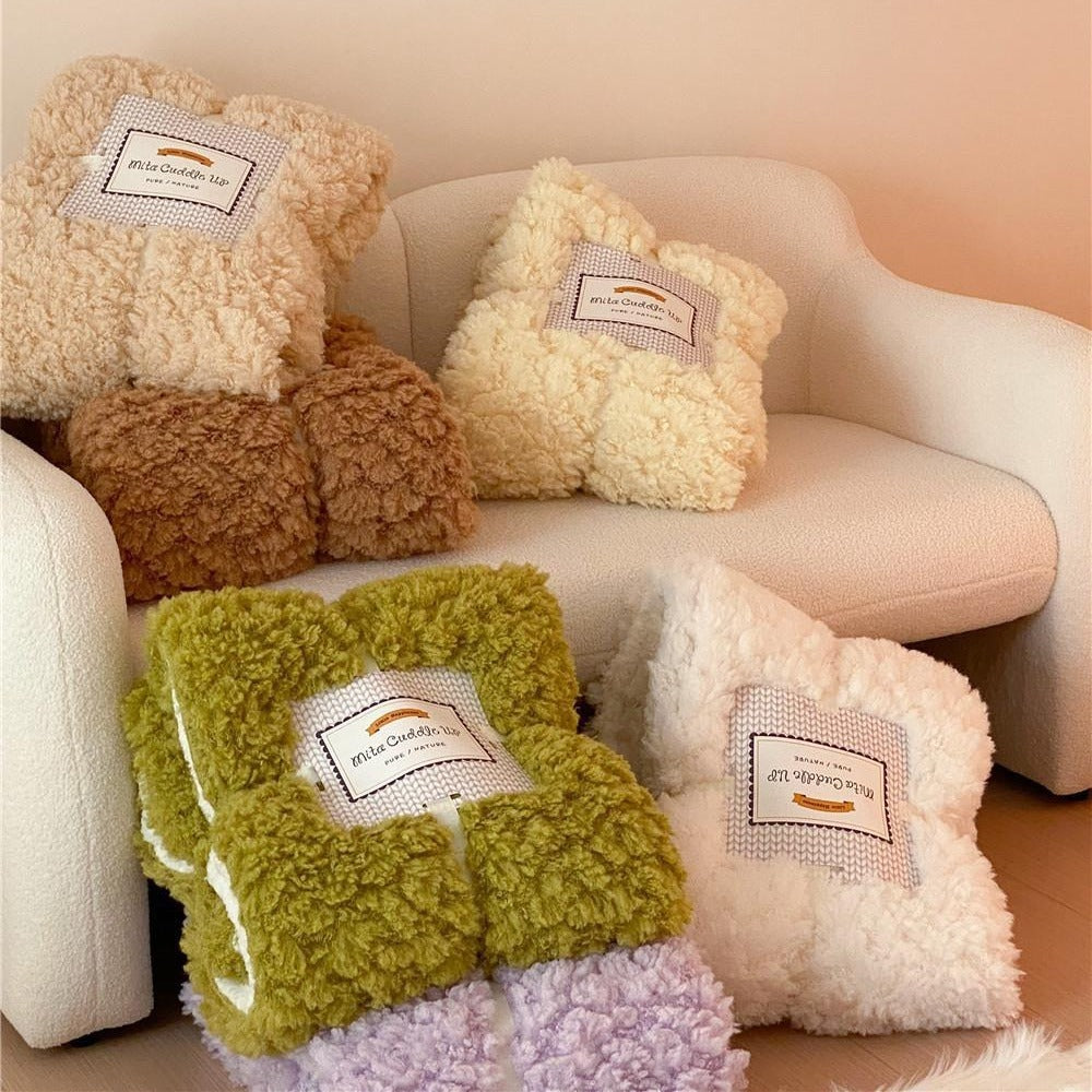 Reversible Sherpa Blanket | Soft Cozy Throw Blanket