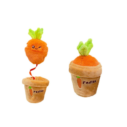 Plush Carrot Keychain | Cute Stuffed Bag Charm