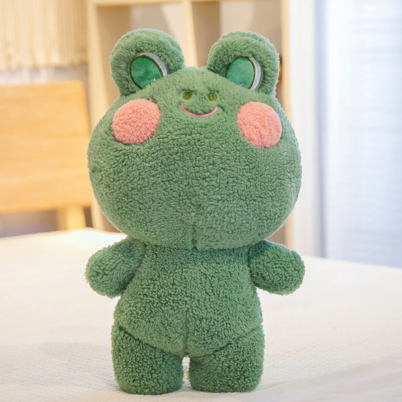 Cute Blushing Plush | Soft Frog & Bunny Stuffed Animal
